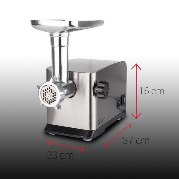 Masina tocat carne,1800 W, functie revers, tava aluminiu,accesorii carnati [14]