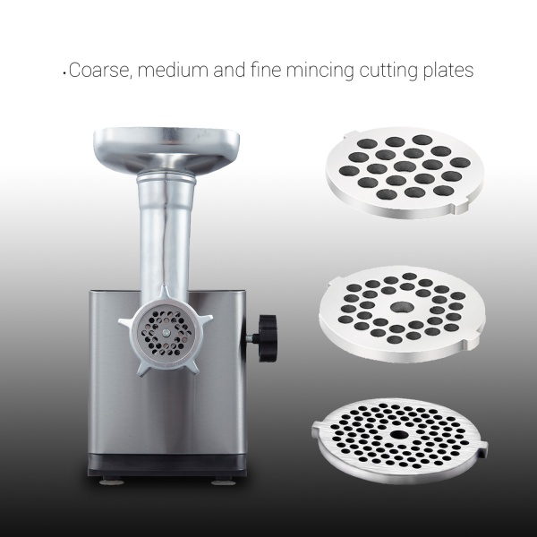 Masina tocat carne,1800 W, functie revers, tava aluminiu,accesorii carnati [6]