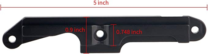 Montare lunetă,montare laterală tactică, montare lunetă tactică,placă laterală din oțel cu coadă de rândunică se potrivește receptorului frezat ștanțat pentru sport în aer liber [5]