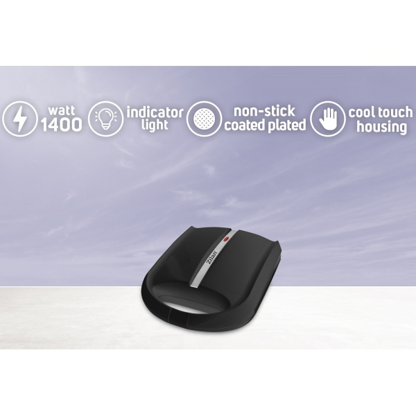 Aparat pentru preparat nuci,1600W, indicator luminos, Placi Neaderente [16]