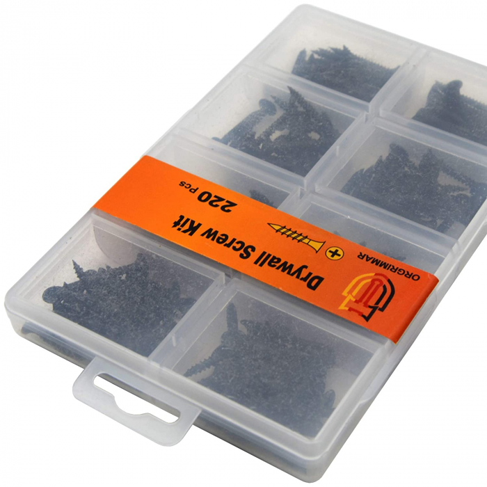 Set de 220 de suruburi metalice autofiletante cu cap cruce [4]