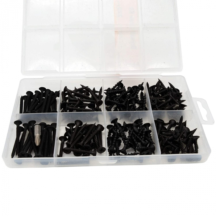 Set de 220 de suruburi metalice autofiletante cu cap cruce [5]