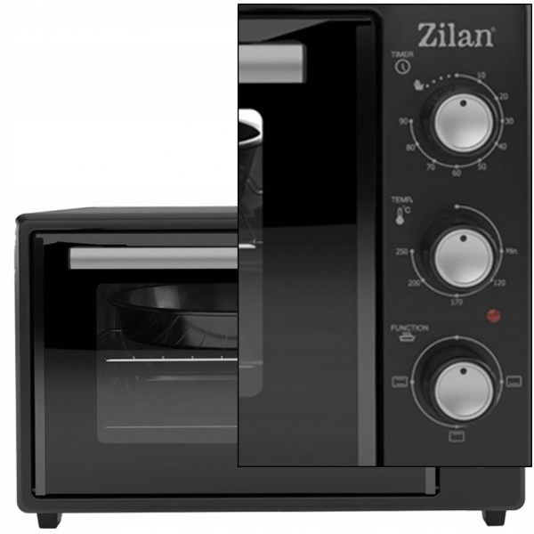 Cuptor electric Zilan ZLN8894 Negru, capacitate 35 litri, geam dublu, putere 1800 W [5]