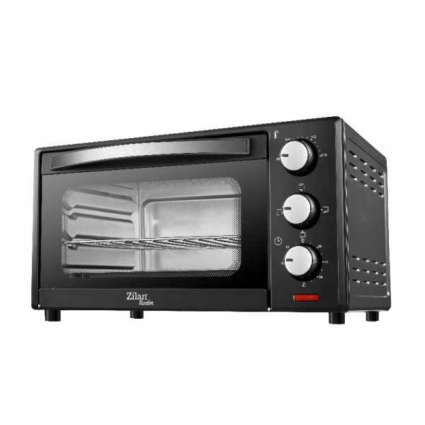 Cuptor electric,1200 W,15 Litri,Temperatura Reglabila,Geam Duble, Negru [2]