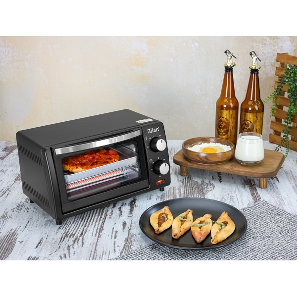 Mini cuptor,9L, 800W, Geam dublu,Temporizator 60 min [8]