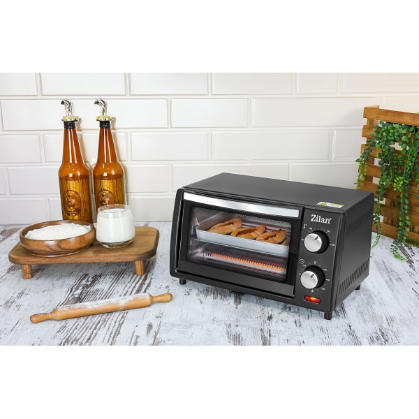 Mini cuptor,9L, 800W, Geam dublu,Temporizator 60 min [5]