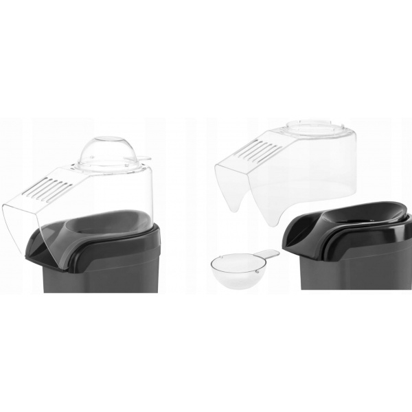Aparat Pentru Popcorn,Negru Putere 1200W, sistem cu jet de aer cald [5]