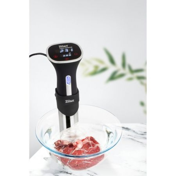 Aparat pentru gatit Sous Vide, Argintiu/Negru 800 W, oprire automata, functie timer, display LCD [8]