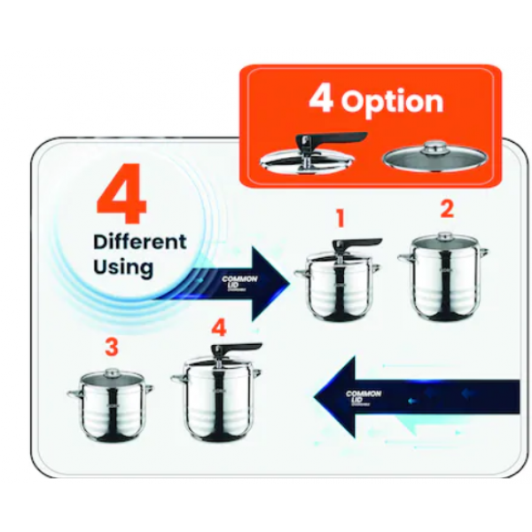 Set Oala sub presiune inox 5L + 7L [9]