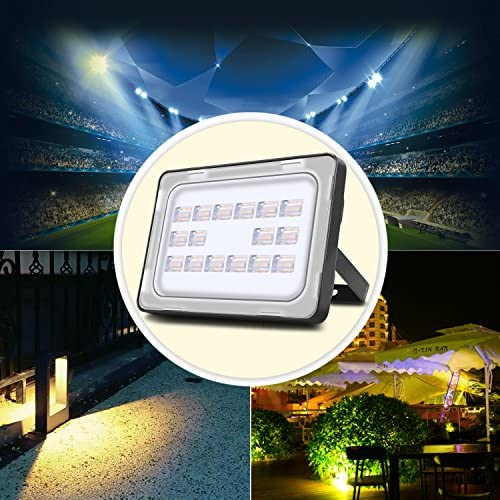 Proiector led de exterior 50W, 6000LM, alb cald 2800-3000K [6]