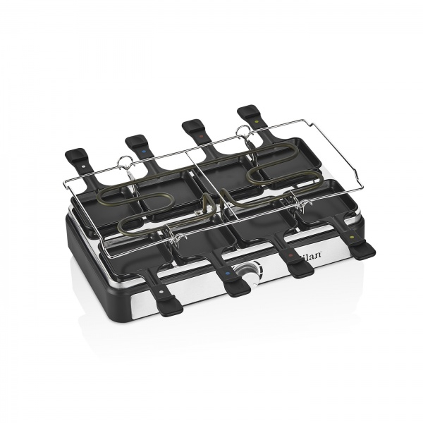Gratar electric cu fondue, raclette, putere 1400 W, indicator luminos [4]