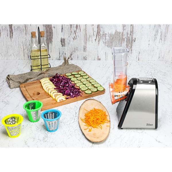 Razatoare si Feliator Fresh, Putere 200W, 4 accesorii, Inox [6]
