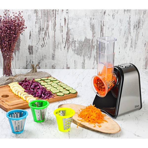 Razatoare si Feliator Fresh, Putere 200W, 4 accesorii, Inox [7]