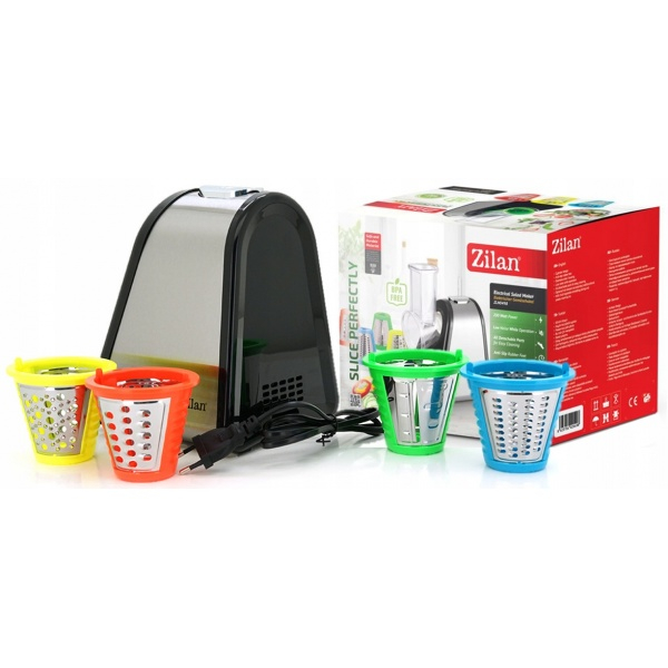 Razatoare si Feliator Fresh, Putere 200W, 4 accesorii, Inox [4]