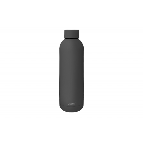 Termos  tip sticla sport, capacitate 500ml, interior din inox, pereti dublii, gri [1]