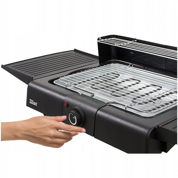 Gratar electric cu picior,2400 W, termostat reglabil [6]