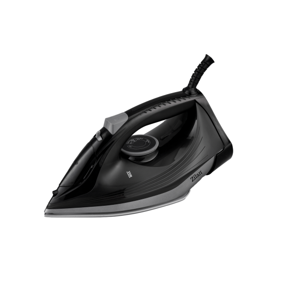 Fier de calcat, talpa ceramica, Negru, Putere 2600W, calcare cu abur [1]