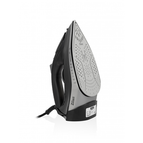 Fier de calcat, talpa ceramica, Negru, Putere 2600W, calcare cu abur [10]