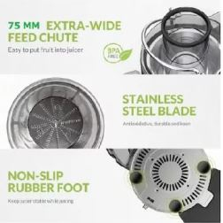 Storcator de Fructe si Legume 1000W cu Filtru Inox, 2 Viteze si Sistem Anti-Picurare [3]