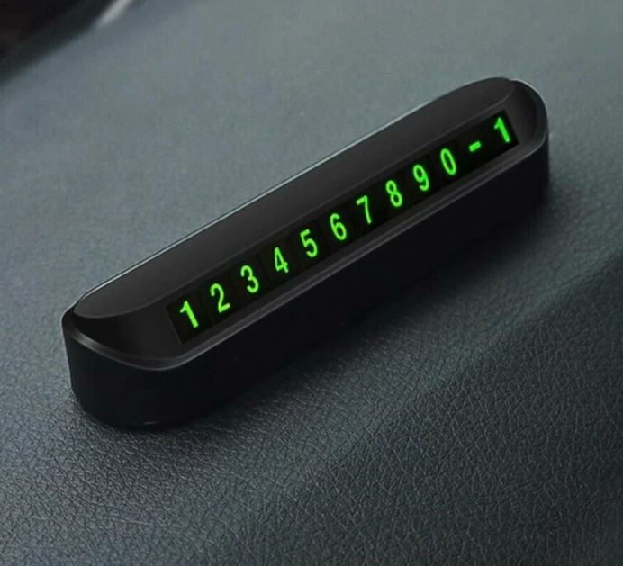 Suport numar de telefon pentru parcare, stationare temporara, montaj bord [2]