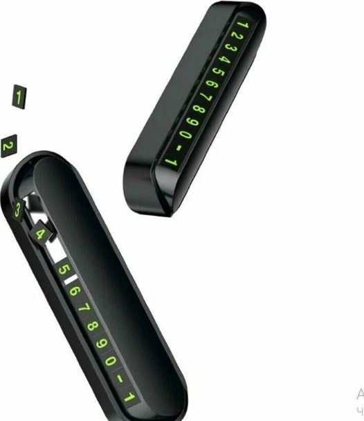 Suport numar de telefon pentru parcare, stationare temporara, montaj bord [3]