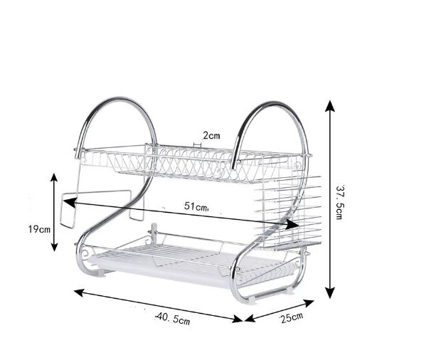 Suport vase cromat din inox, finisaj lucios,cu tavita pentru colectarea apei [2]