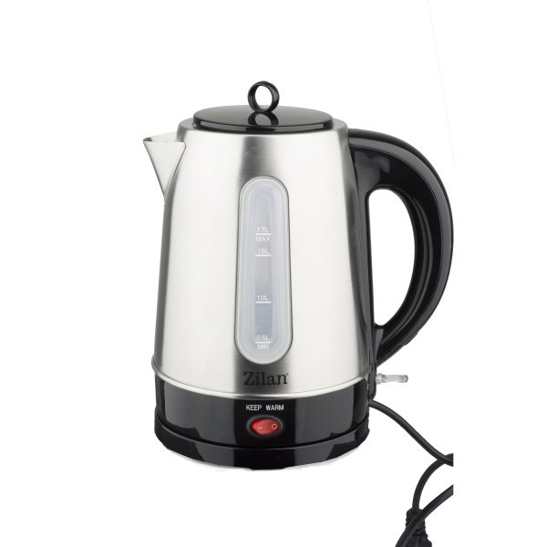 Set fierbator electric+ceainic,Inox/Negru Putere 2200W [13]