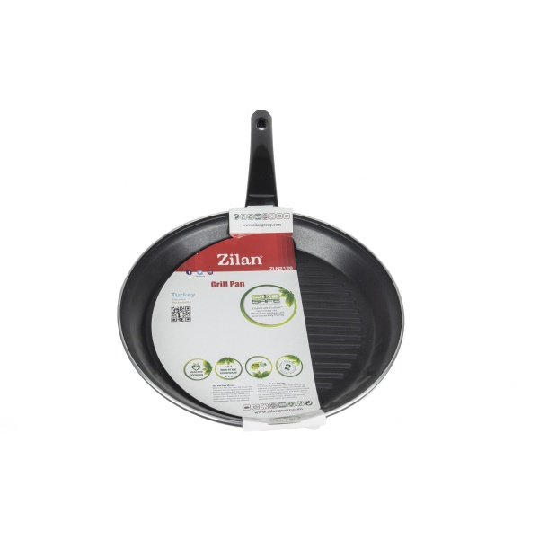 Tigaie aluminiu grill, diametru 28 cm, interior teflon [4]