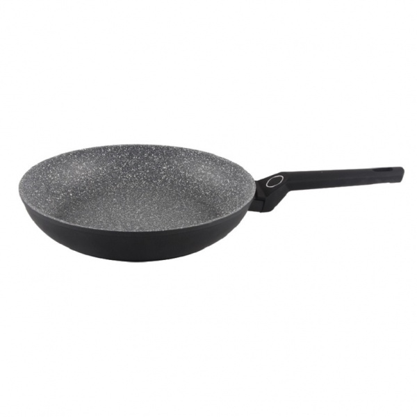 Tigaie aluminiu,Interior granit, Compatibil inductie, Diametru 28 cm, Maner soft touch [1]