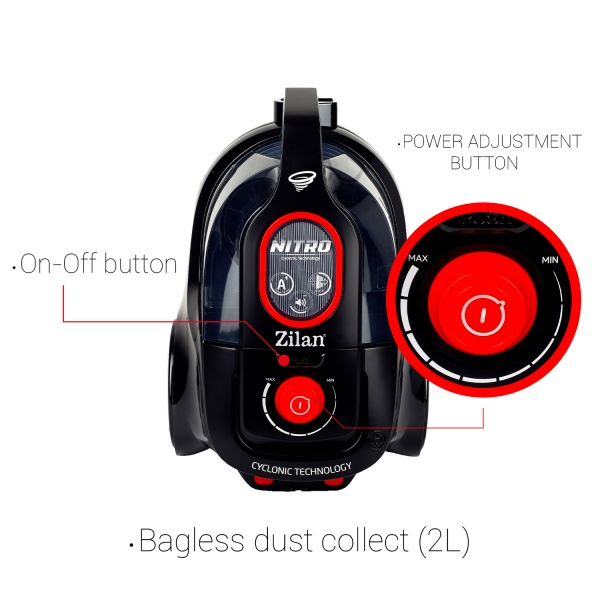 Aspirator fara sac, 750W, filtrare ciclonica [5]