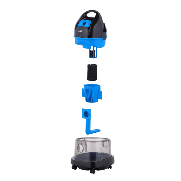 Aspirator Albastru cu filtrare prin apa si uscata,2000W [15]