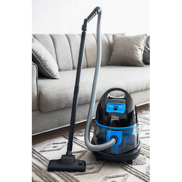 Aspirator Albastru cu filtrare prin apa si uscata,2000W [7]