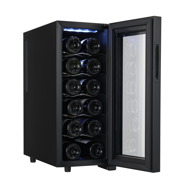 Frigider pentru vinuri Negru, 33L, 50W, iluminare interioara [2]