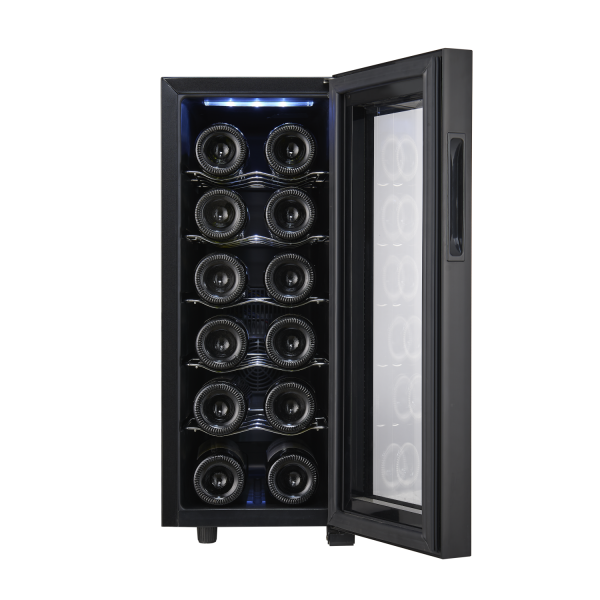 Frigider pentru vinuri Negru, 33L, 50W, iluminare interioara [6]