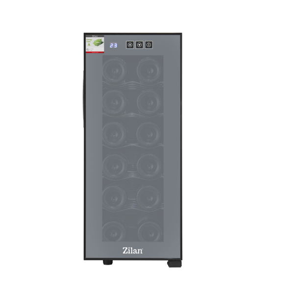 Frigider pentru vinuri Negru, 33L, 50W, iluminare interioara [5]