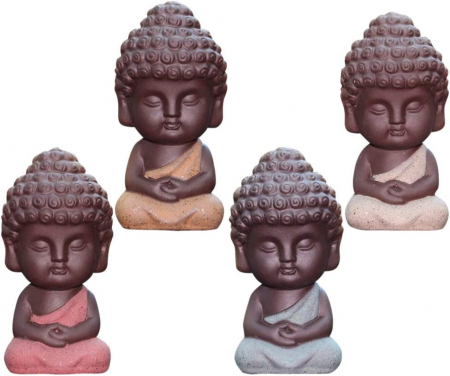 Decorațiuni - Set de 4 Statui figurina mini Buddha