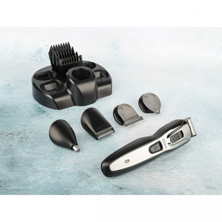 Aparat tuns facial si corporal 5in1, Acumulator reincarcabil + Stand de sustinere si incarcare [1]