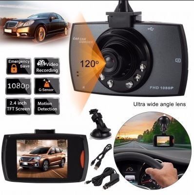 Casti Bluetooth - Camera Video Auto Full HD cu HDMI si Unghi Larg de Vizualizare