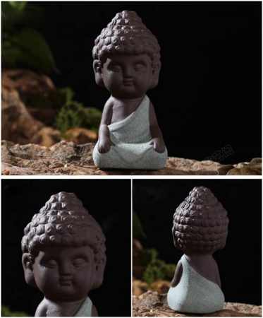 Set de 4 Statui figurina mini Buddha [8]