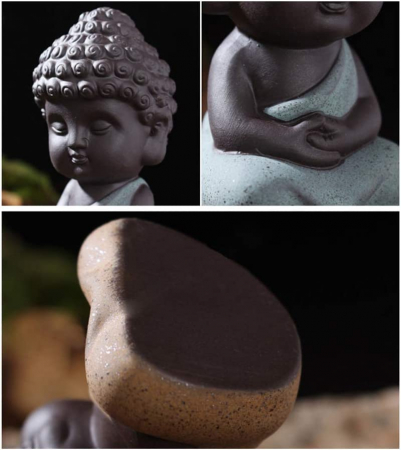 Set de 4 Statui figurina mini Buddha [7]