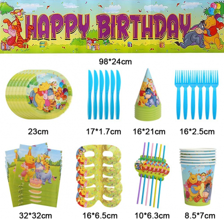 Set 49 piese decoratiuni petrecere copii [2]