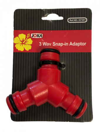 Furtunuri gradinarit - Adaptor furtun plastic 3 cai
