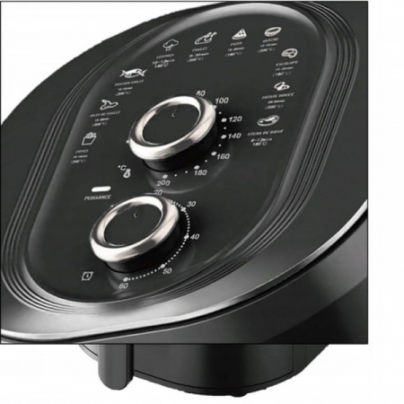 Friteuza cu aer cald  Neagra, putere 1360W, Capacitate 6 Litri, temperatura reglabila [3]