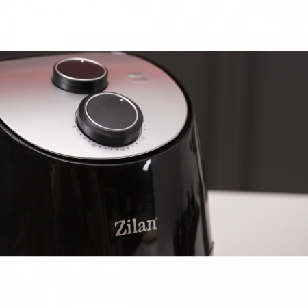 Friteuza Air Fryer, Negru 1350 W, Capacitate 2.6 L, Timer 30 min [2]