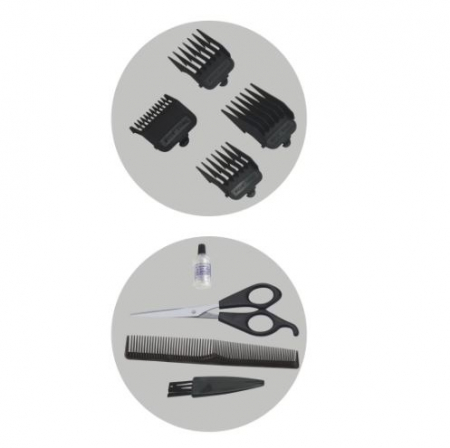 Aparat de Tuns cu Lama de Precizie, Zgomot Redus, Set Piepteni 3mm-12mm [2]