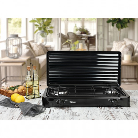 Aragaz 2 ochiuri ,culoare negru utilizare numai GPL butelie [8]