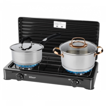 Aragaz 2 ochiuri ,culoare negru utilizare numai GPL butelie [6]