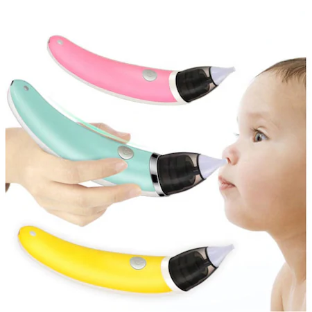 Aspirator nazal electric pentru copii, 5 trepte de putere cu 2 capete de silicon [5]
