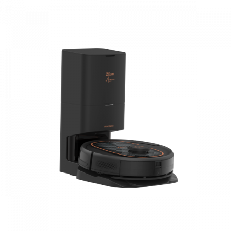 Aspirator robot Zilan Aurum cu statie de colectare praf, Putere 600W, 3 trepte putere, baterie 3200mAh, Control Vocal, WiFi [2]