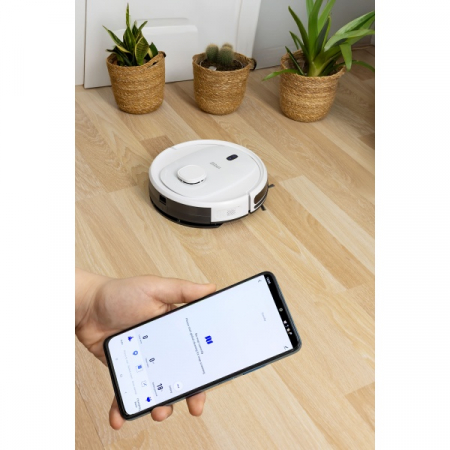 Aspirator robot Zilan,Putere aspirare 2700pa, Zgomot sub 68dB, 3 nivel putere, conexiune Wi-Fi, Baterie 3200mAh [4]